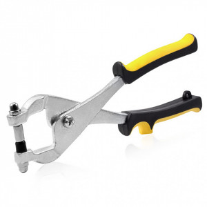 Cleste pentru perforat SPEEDWOX, otel/TPR, argintiu/negru/galben, 24,3 x 8,6 cm