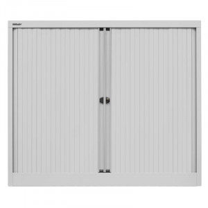 Dulap de depozitare cu 2 usi, metal , gri, 103 x 120 x 43 cm