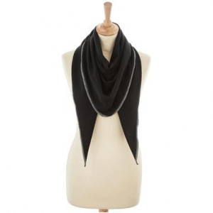 Esarfa Salima, casmir, negru