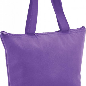 Geanta termica SV Life Store, mov, textil/aluminiu, 30 x 10 x 20 cm