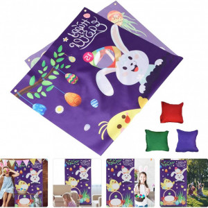 Joc de aruncare pentru copii SIMUR, PVC, multicolor, 76 x 137 cm