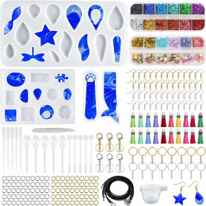 Kit de turnare Jatidne, cu matrita si accesorii, metal/silicon, multicolor, 253 piese