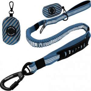 Lesa pentru caine Amai Keto, nailon, albastru 106-187 cm