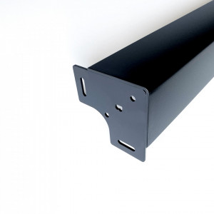 Masa de living Home Affaire, lemn/metal, natur/negru, 74 x 180 x 80 cm