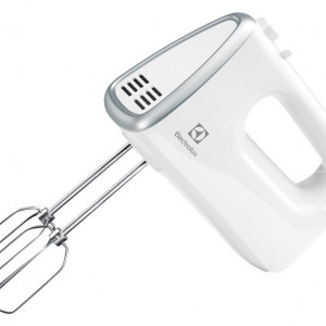 Mixer de mana Electrolux EHM3300, alb, 15 x 20,1 x 9,6 cm, 450 W