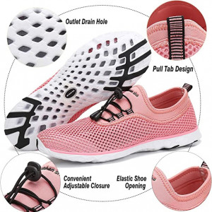 Pantofi sport pentru femei SAGUARO, plasa/EVA/TPR, roz, 44