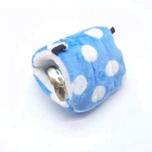 Pat pentru hamster Oncpcare, bumbac, alb/albastru, marimea L