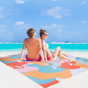 Patura pentru picnic SAMIT, poliester, multicolor, 165 x 220 cm