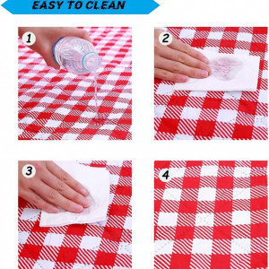 Patura pentru picnic Smilbaley, PVC, roz/alb, 150 x 200 cm