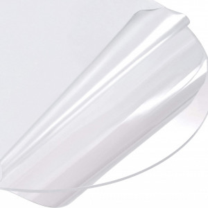 Placa pentru proiecte profesionale si diy Sourcing Map, rotund, acrilic, transparent, 40 x 48 m