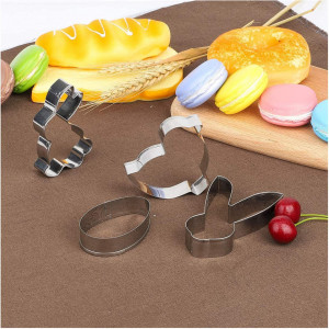 Set 4 forme biscuiti de Paste LITOU, otel inoxidabil