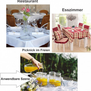 Set de 10 clipsuri pentru fata de masa Sinzau, otel inoxidabil, argintiu, 6 x 6,2 cm