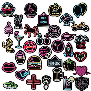 Set de 100 stickere IYOKA, vinil, multicolor