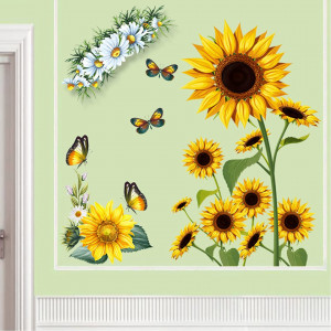 Set de 2 coli cu autocolante de perete Giyiprpi, PVC, multicolor, 90 x 30 cm