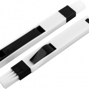 Set de 2 perii de curatare pentru ferestre Sourcingmap, plastic/nailon, alb/negru