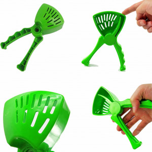 Set de 2 storcatoare manuale de lamaie LEXISONG-Zgr, ABS, verde, 20 x 8,5 cm