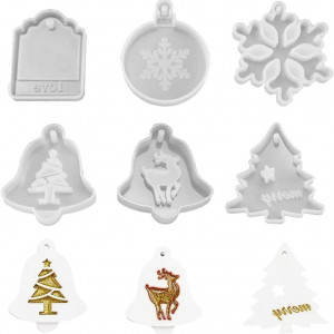 Set de 6 forme pentru prajituri JAHEMU, silicon, transparent