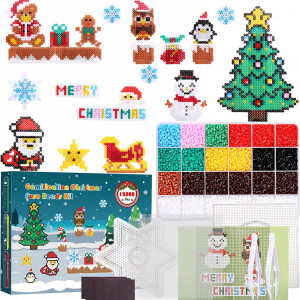 Set de creatie cu 12000 margele si magneti pentru frigider Moncolis, plastic/hartie/metal, multicolor