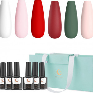 Set lac de unghii semi-permanent Delanie, 6 culori, 8,5 ml