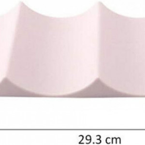 Suport pentru 4 sticle de vin Kisbeibi, polipropilena, alb, 29,3 x 9,8 cm