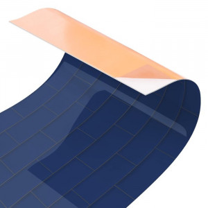 Tapet, PVC, albastru, 50 x 50 cm