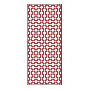 Traversa Speed, alb/roz, 64 x 250 cm