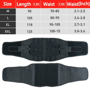 Centura lombara Bloc Hepan, neopreon, negru, M