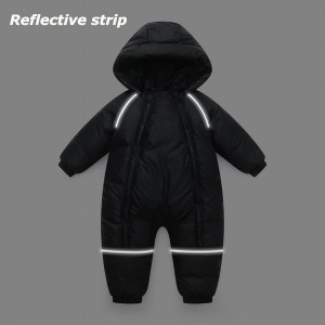 Costumas pentru bebelusi Balipig, poliester, negru, 9-12 luni