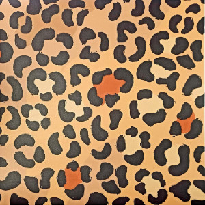 Covor Desconocido, PVC/vinil, maro/negru, 50 x 120 cm