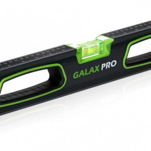 Cumpana de nivel cu 3 bule GALAX PRO, negru/verde, aluminiu
