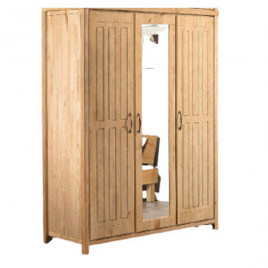 Dressing Antresole by Home Affaire, cu 3 usi, lemn masiv