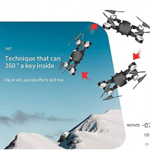 Dronă pliabilă OBEST, cu cameră HD 1080P 5 Megapixeli, 3 moduri de viteza, WiFi FPV,