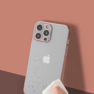 Husa de protectie pentru iPhone 13 Tigratigro, TPU, roz, 6,1 inchi
