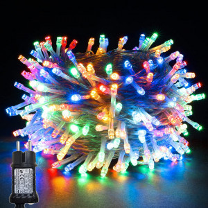 Instalatie cu 200 LED-uri YOSION, multicolor, 8 moduri de iluminare, 3 m