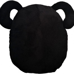 Jucarie de plush LJINPIN, negru/portocaliu, 28 x 28 cm