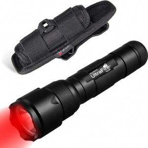 Lanterna de vanatoare cu viziune nocturna ULTRAFIRE, negru, LED, aluminiu, 13,3 x 2,5 x 3,3 cm