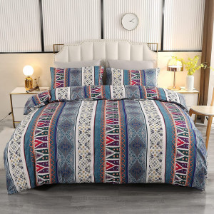 Lenjerie de pat Qucover, poliester, multicolor, 135 x 200 cm / 2 x 75 x 50 cm