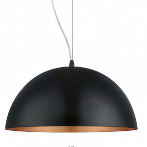 Lustra tip pendul Gaetano I otel, negru/crom, diametru 38cm, 1 bec, 230 V