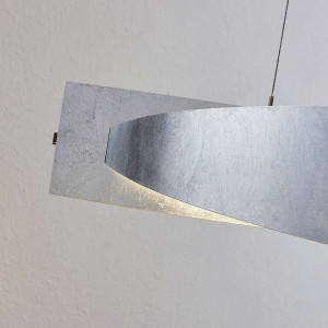 Lustra tip pendul Marija, LED, metal/plastic, argintiu, 101 x 150 cm
