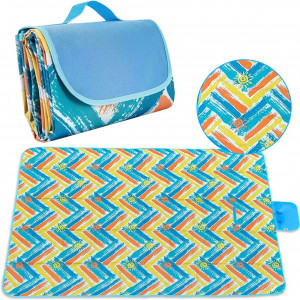 Patura pentru picnic Kakix, panza Oxford, multicolor, 145 x 200 cm