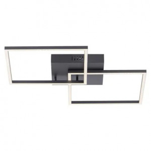 Plafoniera Iven II, LED, metal/plastic, 53 x 7 x 53 cm, 135w
