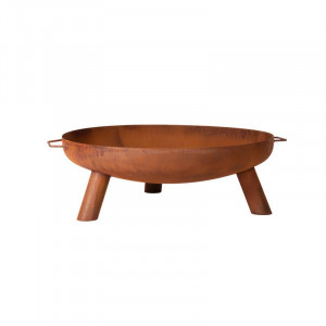 Semineu de exterior Stanstead, metal, 29 x 75 x 75 cm