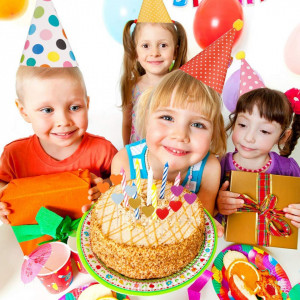Set aniversar de 22 de piese Phoetya, hartie, multicolor, 12,5 x 9,5 cm / 7 x 9,5 cm / 2,5 x 8 cm / 2 m