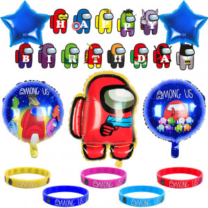 Set aniversar Yisscen, model Among US, folie/silicon, multicolor, 11 piese
