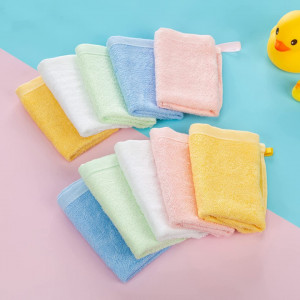 Set de 10 prosoape bebelusi MINIMOTO, textil, multicolor, 25 x 25 cm