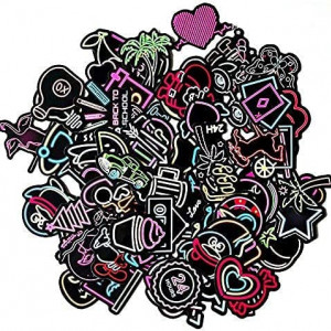 Set de 100 stickere IYOKA, vinil, multicolor