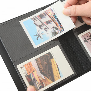Set de 2 albume foto Fudian Olivier, albastru, PVC, 26 x 16 x 1 cm