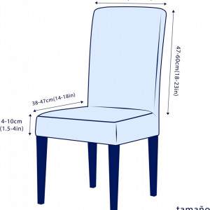 Set de 2 huse pentru scaune Subrtex, textil, rosu, 47 - 60 cm x 38 - 45 cm x 37 - 47 cm