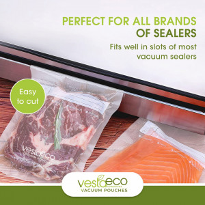 Set de 2 role de vidat Vesta Precision, transparent, 28 x 600 cm