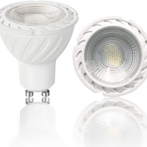Set de 2 spoturi VARICART, LED, 6 W, alb, plastic, 5 x 5 x 5,5 cm